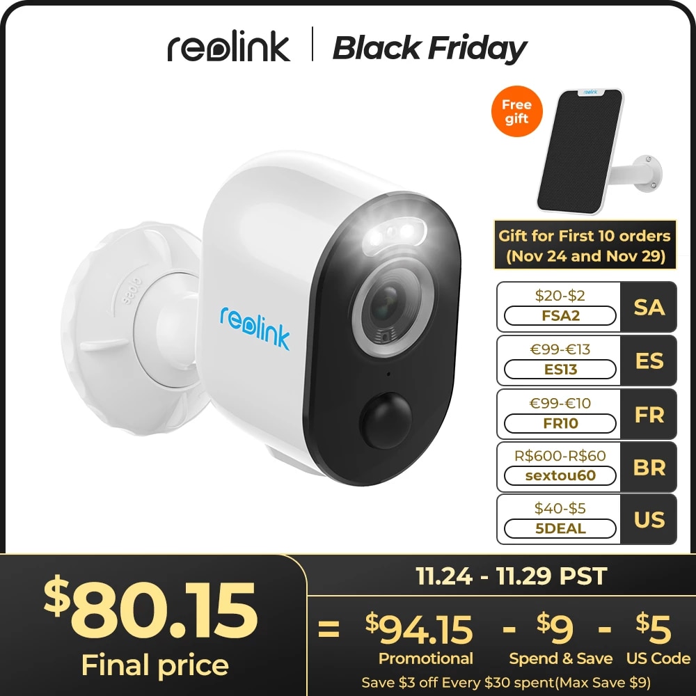 Reolink Argus Pro Battery Outdoor Camera G Ghz Wifi Camera Mp